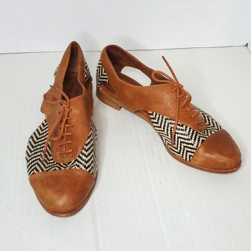 Jeffrey Campbell Prospector Oxfords Lace Size 8.5 9 US 39 40 EU